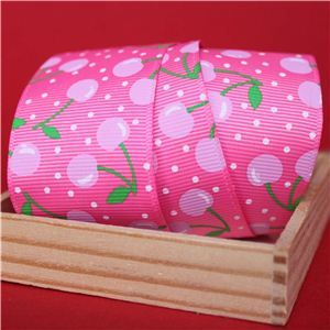 Cherry Pick Ribbons - 40mm Hot Pink